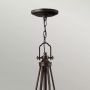 Elstead Lighting Mayflower lampa wisząca 6x60 W brązowa HK-MAYFLOWER6 zdj.3