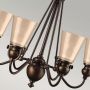Elstead Lighting Mayflower lampa wisząca 6x60 W brązowa HK-MAYFLOWER6 zdj.4