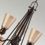 Elstead Lighting Mayflower lampa wisząca 9x60 W brązowa HK-MAYFLOWER9 zdj.4