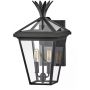Elstead Lighting Palma kinkiet zewnętrzny 2x40 W czarny HK-PALMA-M-BK zdj.1