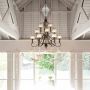 Elstead Lighting Plymouth lampa wisząca 15x40 W brązowa HK-PLYMOUTH15 zdj.3