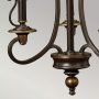 Elstead Lighting Plymouth lampa wisząca 3x40 W brązowa HK-PLYMOUTH3 zdj.6