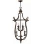 Elstead Lighting Plymouth lampa wisząca 8x60 W brązowa HK-PLYMOUTH8-P zdj.1