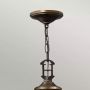 Elstead Lighting Plymouth lampa wisząca 9x40 W brązowa HK-PLYMOUTH9 zdj.3
