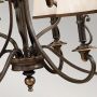 Elstead Lighting Plymouth lampa wisząca 9x40 W brązowa HK-PLYMOUTH9 zdj.4