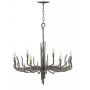 Elstead Lighting Spyre lampa wisząca 6x60 W brązowa HK-SPYRE6C-MMB zdj.1