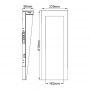 Elstead Lighting Taper kinkiet zewnętrzny 1x10 W czarny HK-TAPER-L-TBK zdj.2