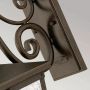 Elstead Lighting Trellis kinkiet zewnętrzny 3x60 W brązowy HK-TRELLIS2-M zdj.4