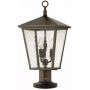 Elstead Lighting Trellis lampa stojąca zewnętrzna 3x60 W brązowa HK-TRELLIS3-L zdj.1
