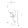 Elstead Lighting Truman kinkiet 1x60 W nikiel HK-TRUMAN1 zdj.2
