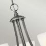 Elstead Lighting Truman lampa wisząca 3x60 W nikiel HK-TRUMAN3 zdj.4