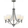 Elstead Lighting Truman lampa wisząca 5x60 W nikiel HK-TRUMAN5 zdj.1
