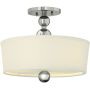Elstead Lighting Zelda lampa podsufitowa 3x60 W nikiel polerowany HK-ZELDA-SF-PN zdj.1