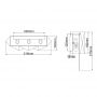 Elstead Lighting Zuma kinkiet 3x9 W czarny-srebrny HK-ZUMA-3W-SBS zdj.2