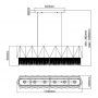 Elstead Lighting Zuma lampa wisząca 6x60 W czarna/srebrna HK-ZUMA-ISLE-SBS zdj.2