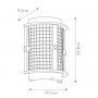 Elstead Lighting Ahrendale kinkiet 1x40 W brązowy KL-AHRENDALE1 zdj.2