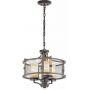 Elstead Lighting Ahrendale lampa wisząca 3x60 W brązowa KL-AHRENDALE3 zdj.1