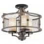 Elstead Lighting Ahrendale lampa wisząca 3x60 W brązowa KL-AHRENDALE3 zdj.6