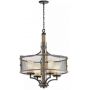 Elstead Lighting Ahrendale lampa wisząca 4x60 W brązowa KL-AHRENDALE4 zdj.1
