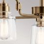 Elstead Lighting Aivian lampa wisząca 5x60 W mosiądz KL-AIVIAN5-WBR zdj.3