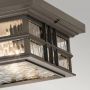 Elstead Lighting Beacon Square lampa podsufitowa zewnętrzna 2x60 W brązowa KL-BEACON-SQUARE-F-OZ zdj.3