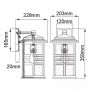 Elstead Lighting Beacon Square kinkiet zewnętrzny 1x60 W biały KL-BEACON-SQUARE-M-WHT zdj.2
