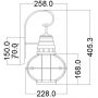 Elstead Lighting Bridge Point kinkiet zewnętrzny 1x60 W mosiądz KL-BRIDGEPOINT-M-NBR zdj.2