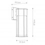 Elstead Lighting Camillo kinkiet zewnętrzny 1x60 W czarny KL-CAMILLO-M-TBK zdj.2
