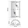 Elstead Lighting Crystal Skye kinkiet 2x3 W chrom KL-CRYSTAL-SKYE2 zdj.2