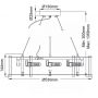 Elstead Lighting Crystal Skye lampa wisząca 8x3 W chrom KL-CRYSTAL-SKYE8 zdj.2
