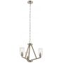 Elstead Lighting Deryn lampa wisząca 3x60 W szary/popielaty KL-DERYN3-DAG zdj.1