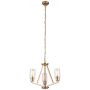 Elstead Lighting Deryn lampa wisząca 3x60 W mosiądz KL-DERYN3-NBR zdj.1