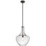 Elstead Lighting Everly lampa wisząca 1x60 W brązowa KL-EVERLY-P-M-OZ zdj.1