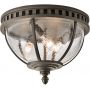Elstead Lighting Halleron plafon zewnętrzny 3x40 W szara-brązowa KL-HALLERON-F zdj.1