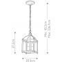 Elstead Lighting Larkin lampa wisząca 2x60 W szczotkowany nikiel KL-LARKIN-P-S-NI zdj.2
