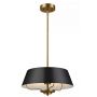 Elstead Lighting Luella lampa podsufitowa 3x40 W czarna KL-LUELLA-3P-BKB zdj.1