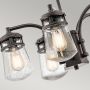 Elstead Lighting Lyndon lampa wisząca 5x60 W brązowa KL-LYNDON-5P-AZ zdj.5