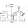 Elstead Lighting Lyndon lampa wisząca 5x60 W brązowa KL-LYNDON-5P-AZ zdj.2