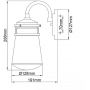 Elstead Lighting Lyndon kinkiet zewnętrzny 1x60 W brązowy KL-LYNDON2-S-AZ zdj.2