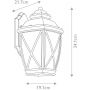 Elstead Lighting Tangier kinkiet zewnętrzny 1x60 W brązowy KL-TANGIER2-M zdj.2