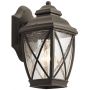 Elstead Lighting Tangier kinkiet zewnętrzny 1x60 W brązowy KL-TANGIER2-S zdj.1