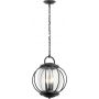 Elstead Lighting Vandalia lampa wisząca zewnętrzna 3x60 W czarna KL-VANDALIA8-L zdj.1