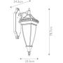 Elstead Lighting Venetian Rain kinkiet zewnętrzny 3x60 W brązowy KL-VENETIAN2-L zdj.2
