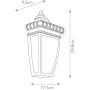 Elstead Lighting Venetian Rain kinkiet zewnętrzny 1x60 W brązowy KL-VENETIAN7-S zdj.2