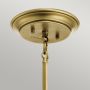 Elstead Lighting Waverly lampa wisząca 1x60 W mosiądz KL-WAVERLY-MP-NBR zdj.5
