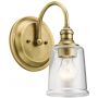 Elstead Lighting Waverly kinkiet 1x60 W mosiądz KL-WAVERLY1-NBR zdj.1