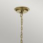 Elstead Lighting Waverly lampa wisząca 3x60 W mosiądz KL-WAVERLY3-NBR zdj.3
