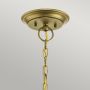 Elstead Lighting Waverly lampa wisząca 5x60 W mosiądz KL-WAVERLY5-NBR zdj.5