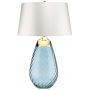 Elstead Lighting Lena lampa stołowa 1x60 W 1x7 W LED niebieska-satyna LENA-TL-L-BLUE-OWSS zdj.4