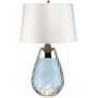 Elstead Lighting Lena lampa stołowa 1x60 W 1x7 W LED niebieska-satyna LENA-TL-S-BLUE-OWSS zdj.1